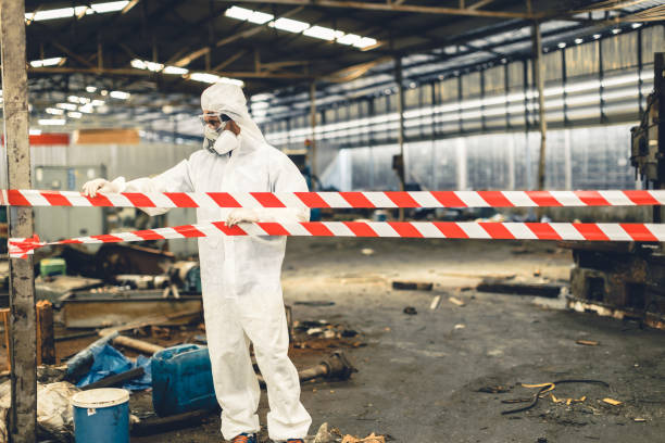 Professional Drug Lab Cleanup technician working in Paris, TX